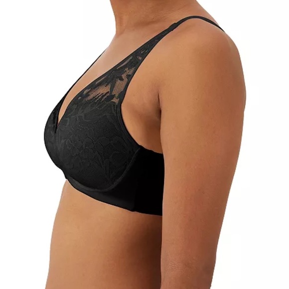 Bali Breathe Wireless T-Shirt Bra DF7594 Black 2XL NWT - Picture 2 of 8